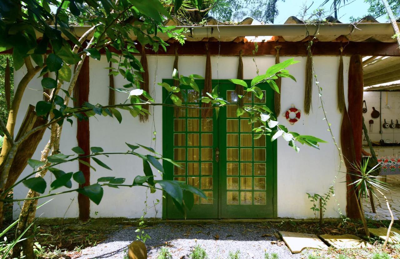 Casa A Beira Do Rio Jaguareguava Na Mata Atlantica Em Bertioga Sp Villa Exterior photo