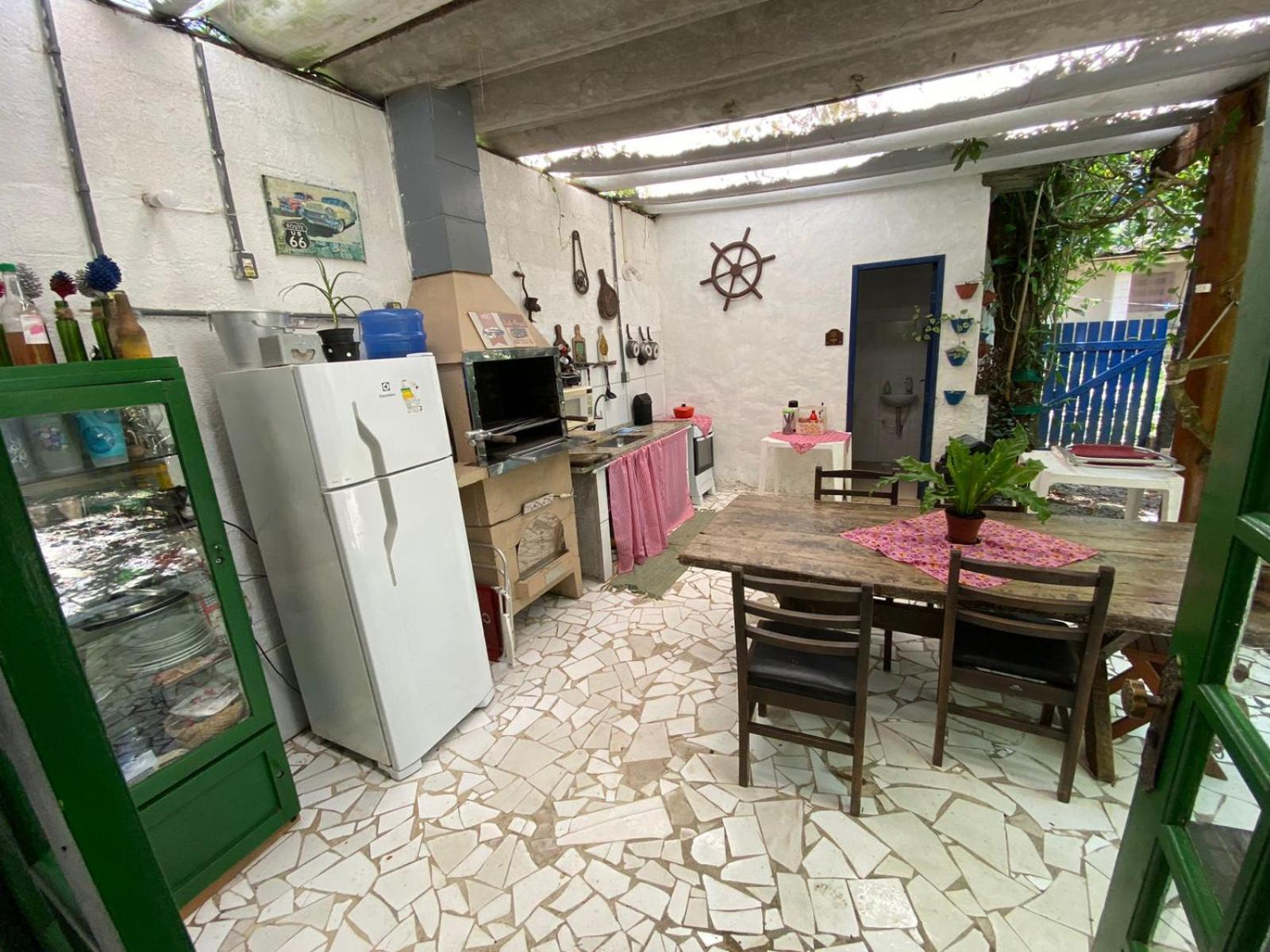 Casa A Beira Do Rio Jaguareguava Na Mata Atlantica Em Bertioga Sp Villa Exterior photo