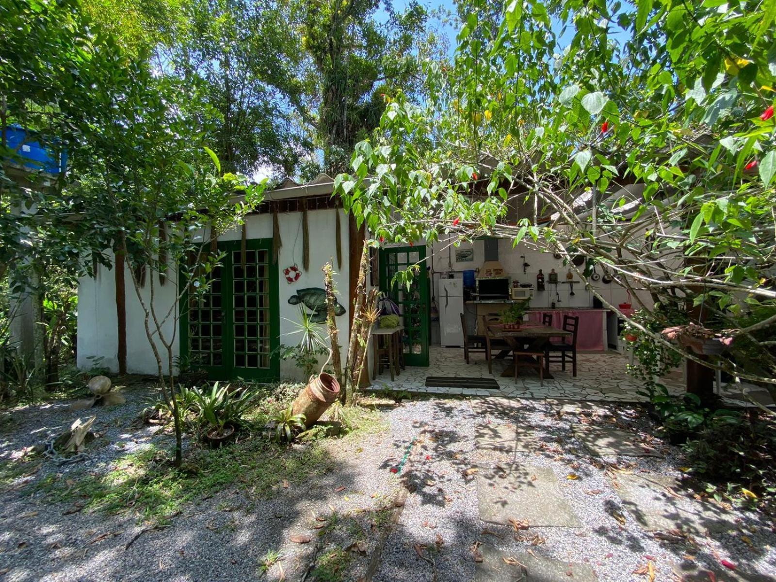 Casa A Beira Do Rio Jaguareguava Na Mata Atlantica Em Bertioga Sp Villa Exterior photo
